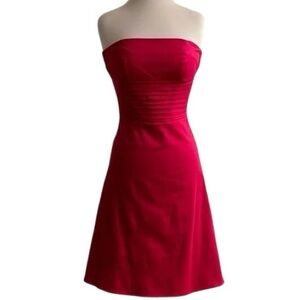 Speechless Juniors Red Strapless A-Line Dress EUC, Size 5